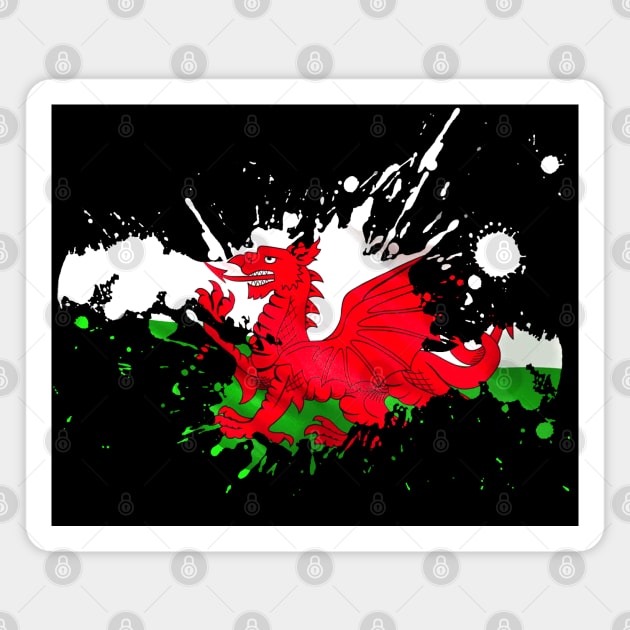 Wales Flag Magnet by GoldenGear